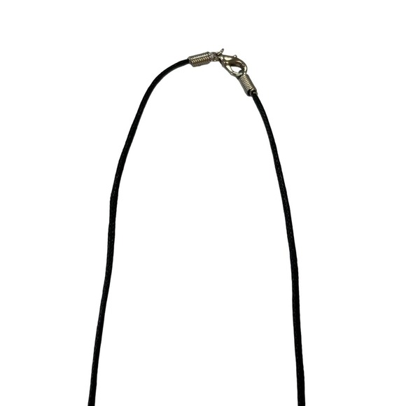 Paua Abalone Dolphin Pendant Blue Silver Necklace - Picture 3 of 5